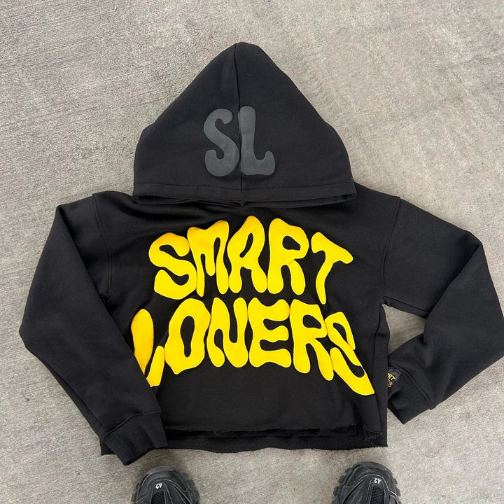 Smart Loners Print Long Sleeve Hoodies