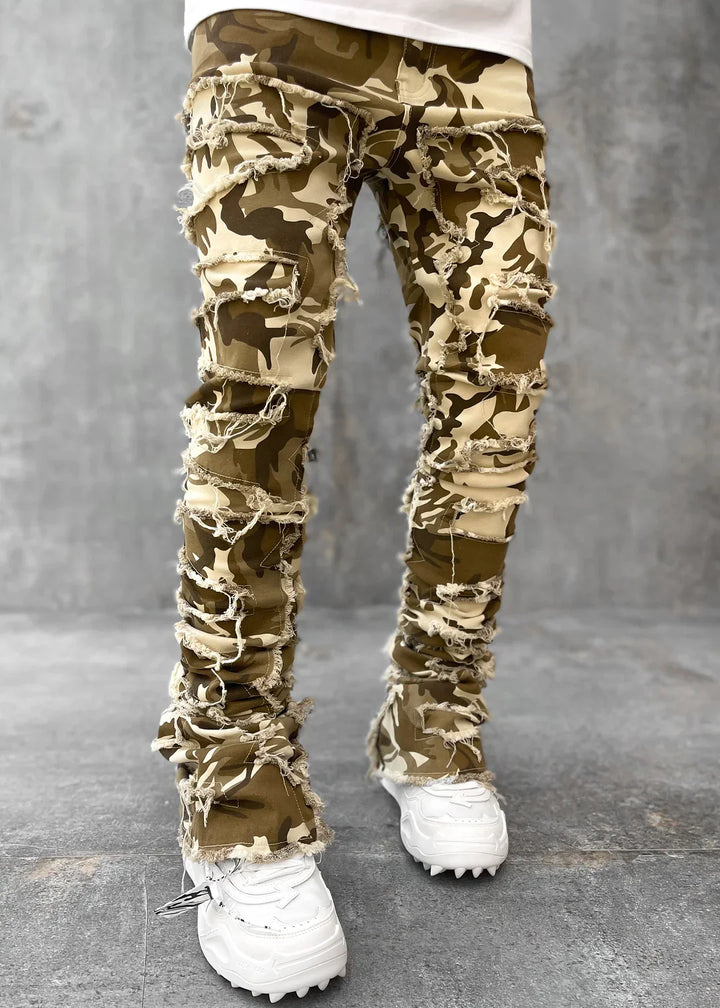 Camo Blood Diamond Stacked Denim