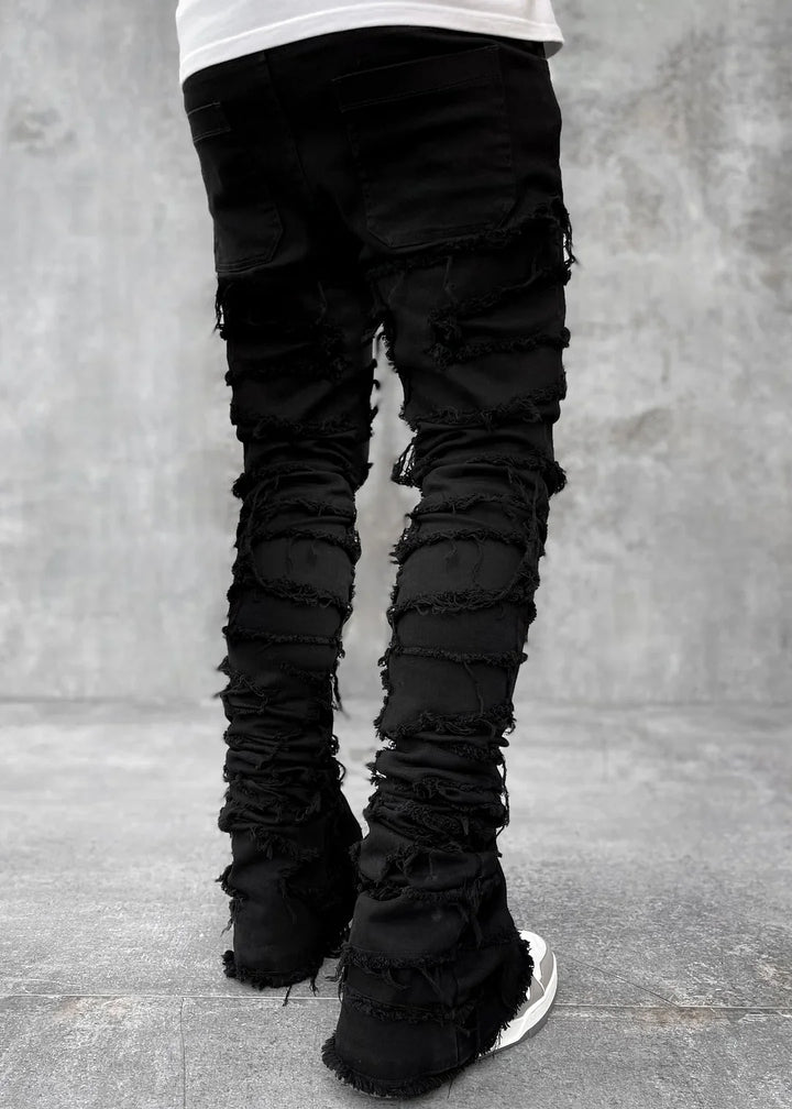 Obsidian Black Blood Diamond Stacked Denim