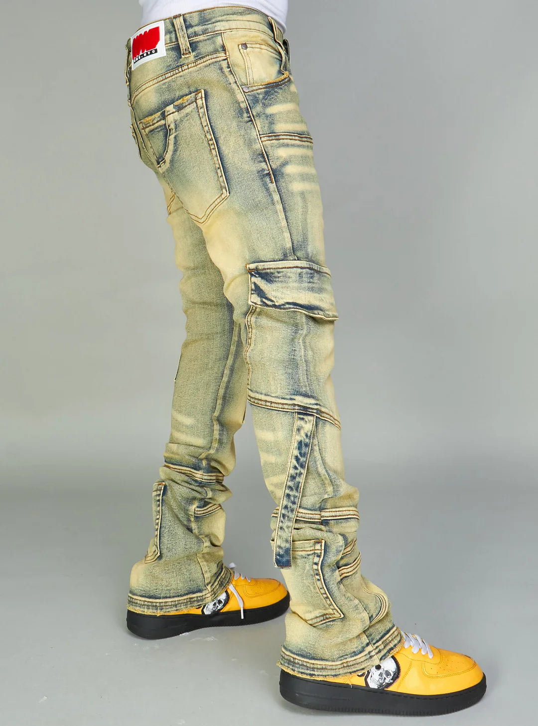 NME Jeans - Foxx - Cargo Stacked - Vintage Wash - 501