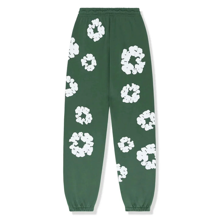 Denim Tears The Cotton Wreath Green Sweatpants