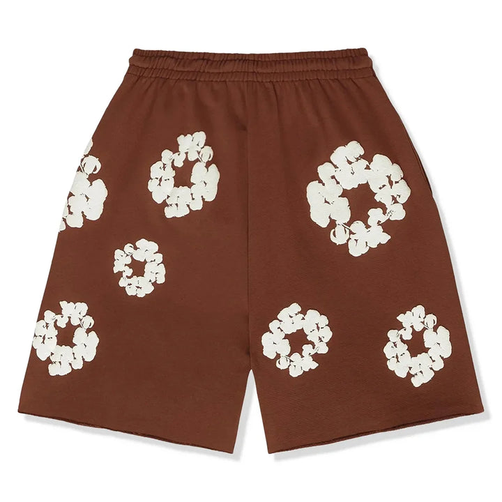 Denim Tears The Cotton Wreath Brown Shorts