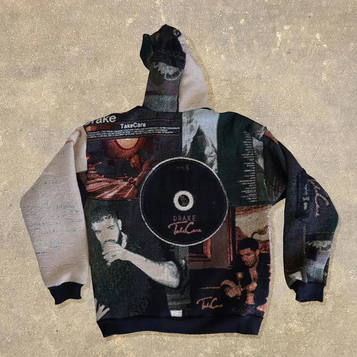 Music Album Print Long Sleeve Hoodies