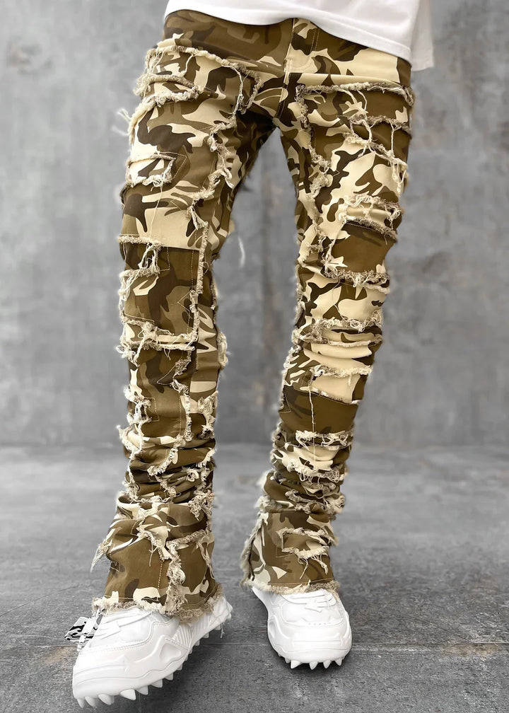 Camo Blood Diamond Stacked Denim