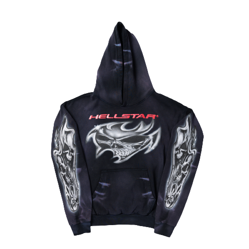 Airbrushed Skull Hoodie