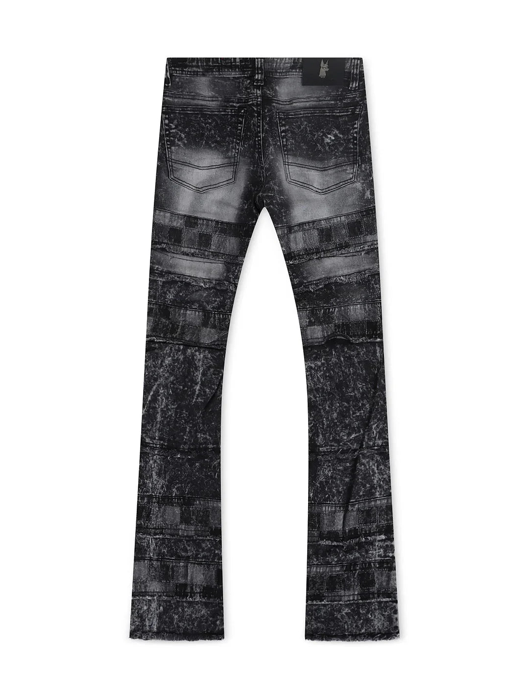 Makobi Bianchi Stacked Jeans - Black Wash