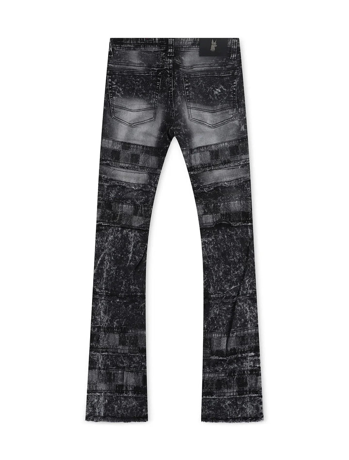 Makobi Bianchi Stacked Jeans - Black Wash