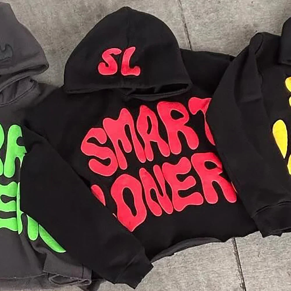 Smart Loners Print Long Sleeve Hoodies