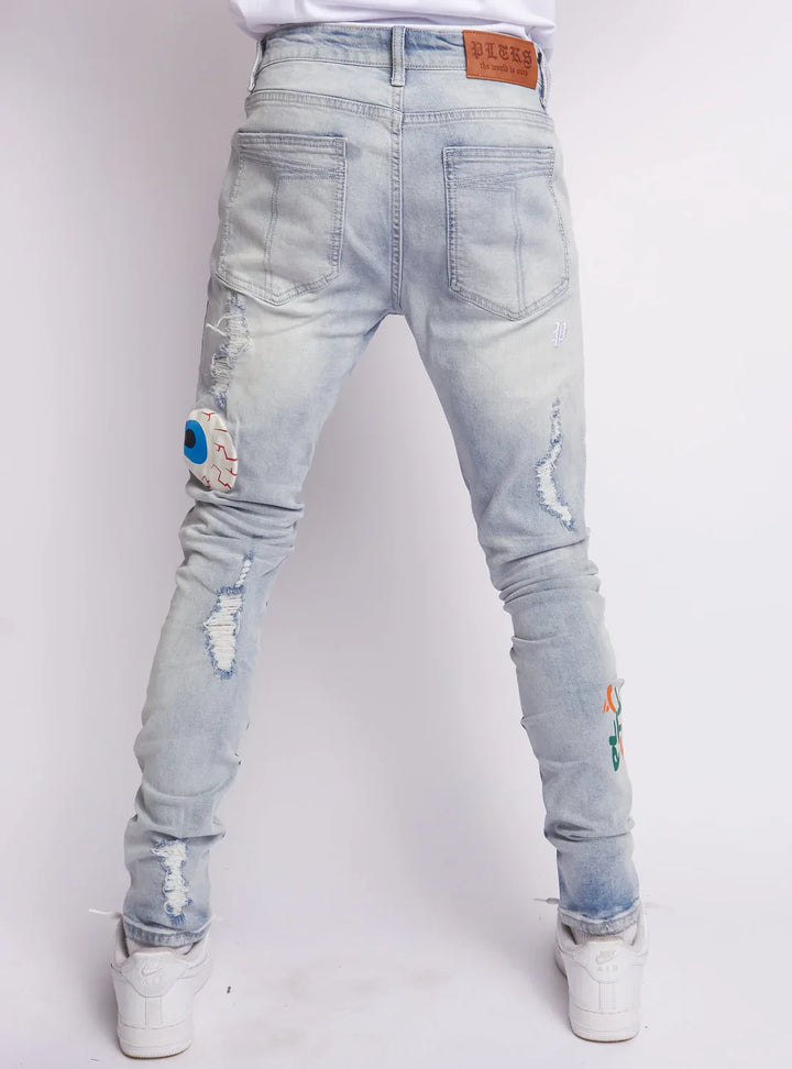 Jeans - Holman - Light Blue Wash - 504