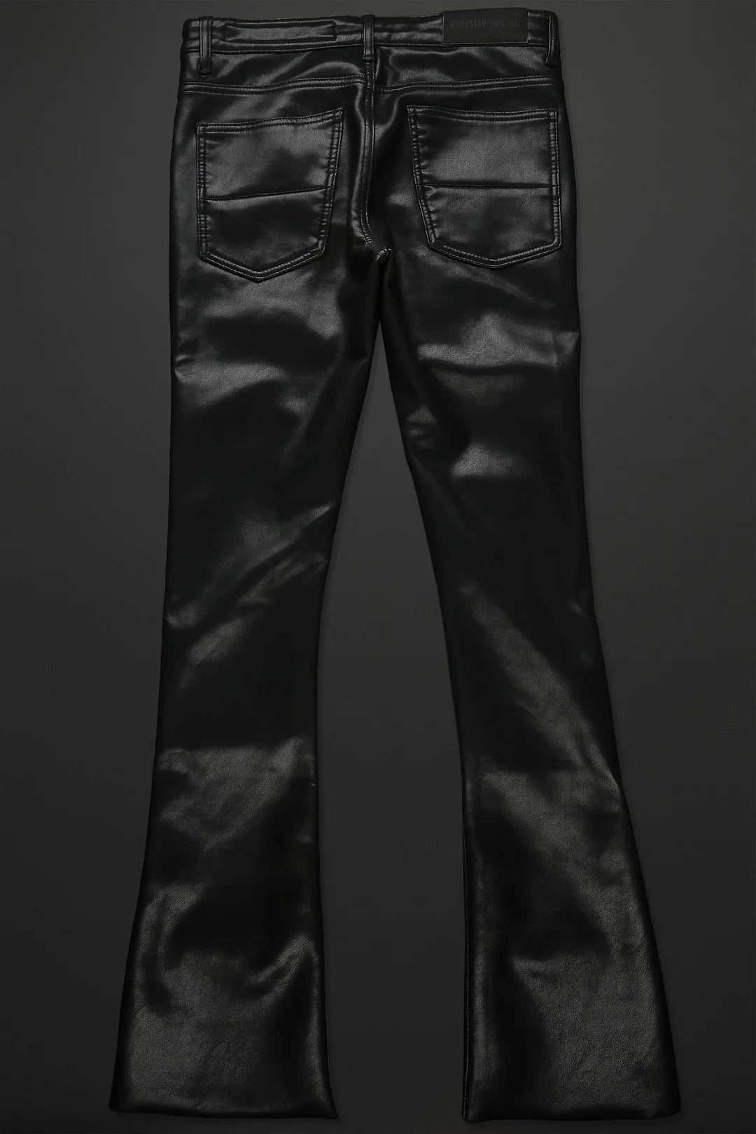 Rancid Black Coated Flare Jean