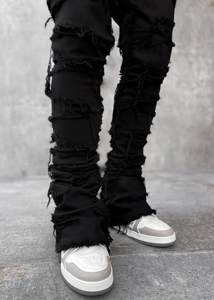 Obsidian Black Blood Diamond Stacked Denim