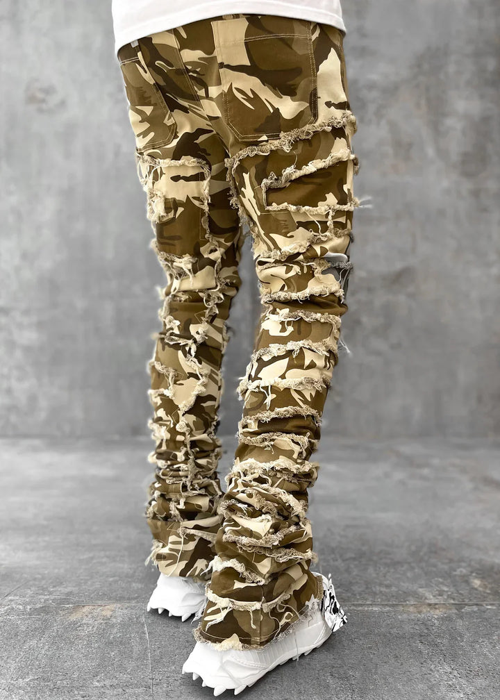 Camo Blood Diamond Stacked Denim