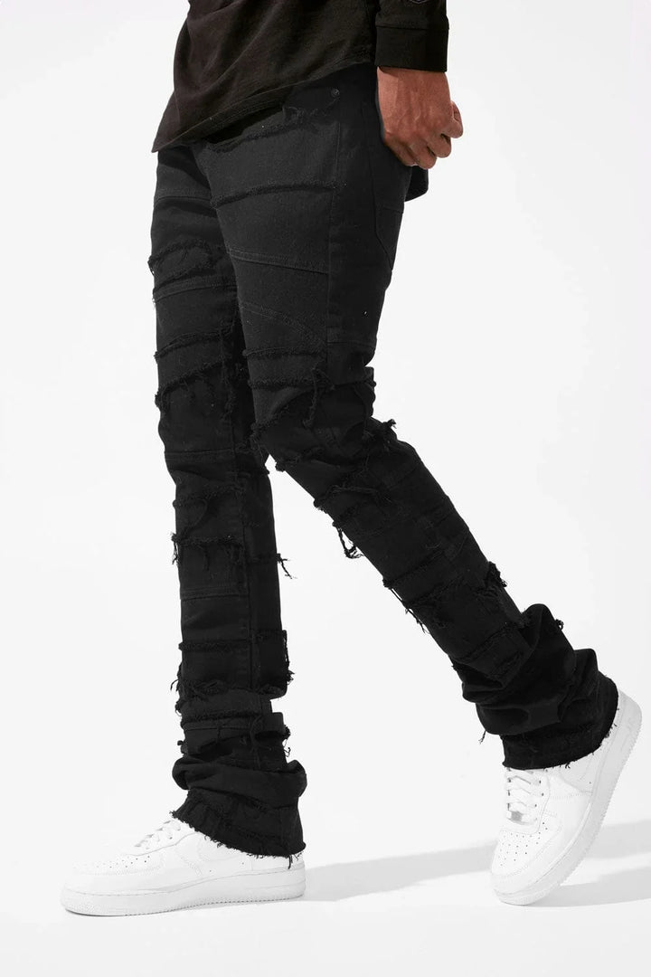 Sean Stacked - Psychosis Denim (Black)