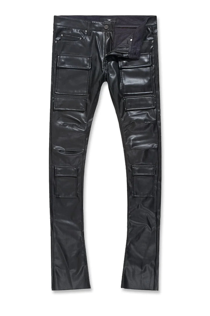 Ross Stacked - Thriller Cargo Pants (Black)