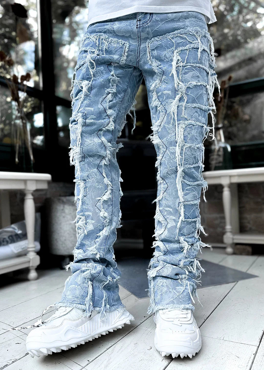 Maya Blue Laser Stacked Denim